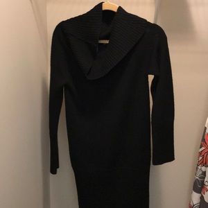 BCBG Max Azria black sweater dress M